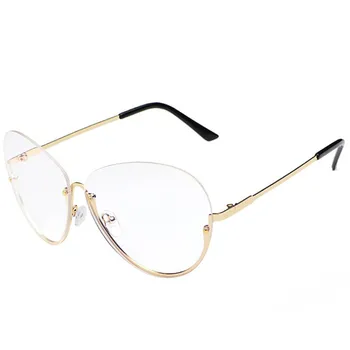 Pilots bez apmales Sieviešu Saulesbrilles Dizaina Modes Dāma, Saules Brilles Vintage Sakausējuma Classic Dizainers Toņos Brilles UV400