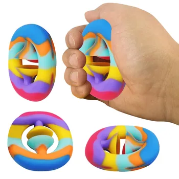 Pirkstu Roktura Stresa Atslodzes Rotaļlietas Anti Stress Toy Autismu Trauksme Relief Rotaļlietas Ekstrūzijas Maņu Fidget Reliver Veselīgu Rotaļlietas