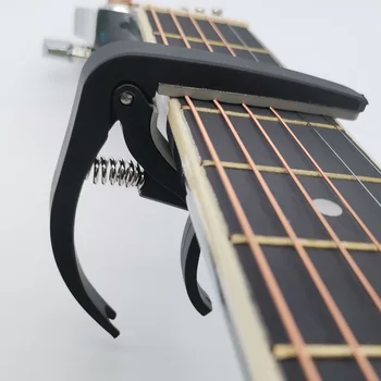 Plastmasas Ģitāru Capo 6 Stīgu Akustiskās Classic Elektriskā Ģitāra Tuning Skava Ģitāru Detaļas Mūzikas Instrumentu Piederumi 2021