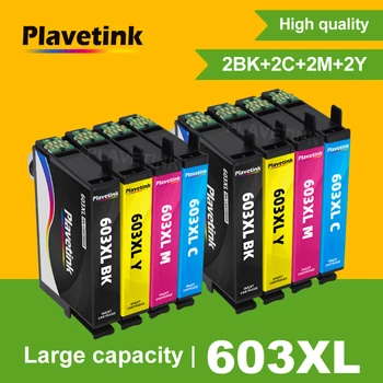 Plavetink 603xl T603 E603 Aizstāt Epson 603 XL Tintes Kasetnes Epson Printeri XP2100 XP2105 XP3100 WF-2830 XP4100 XP4105