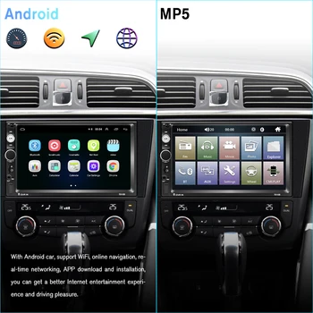 Podofo Android 2 GPS Auto Stereo Radio 7