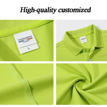 POLO krekls top 12 krāsu pasūtījuma logo īsām piedurknēm krekls super ērtas kokvilnas atloks drukāšanas DIY zīmola tekstu