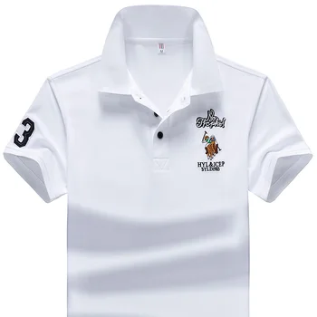 Polo Zīmola Apģērbi Vīriešu Biznesa Gadījuma Vīriešu Polo Krekli Cietie Polo Tee Krekls Topi Augstas Kvalitātes Slim Fit Krekls Vīriešiem, Izmērs M~4XL