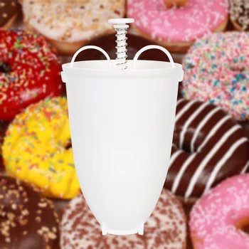 Populāri Radošā DIY Svars Donut Maker Plastmasas Gaismas Donut Pieņemšanas Artefakts Ātri, Viegli Donut Pelējuma Vafeļu Riņķa Mašīna