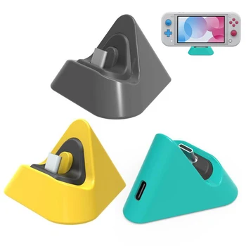 Portable Charging Dock for Nintendo Switch Lite Type C Charger Base Stand 3 Colors New Charger Base Stand Charging Dock  Switch
