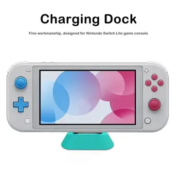 Portable Charging Dock for Nintendo Switch Lite Type C Charger Base Stand 3 Colors New Charger Base Stand Charging Dock  Switch