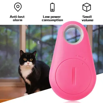 Portatīvo Izmēru Smart Bluetooth 4.0 Marķiera atrašanās vietas Tagu Signāls Seifa Atslēgu Pet Dog Tracker Bērnu GPS atrašanās vietas Taustiņu Tracker 4 Krāsas