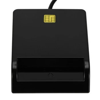 Portatīvo Karšu Lasītājs, USB Smart Card Reader, DNIE ATM CAC IC ID Bankas Karti, SIM Karti Cloner Savienotājs Windows 10, 8, 7