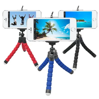 Portatīvo tālruni, digitālo kameru, elastīgu astoņkāja kājas statīvu iphone 6 6S 6 plus 5 5s 4 4s, samsung S3, S4, S5, Ņemiet vērā, Mobilo