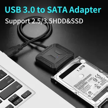 Portatīvā HDD, SSD Kabeļa Adapteris USB 3.0 SATA Mini ātrgaitas Cietā Diska Pārveidotājs Kabelis Vads Datora CD-ROM, DVD-ROM, CD-RE