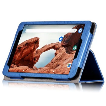 PU Ādas Gadījumā Teclast P80 P80X P80H Tablet 8 Collu Anti-Drop Drukas Flip Ādas Gadījumā Tablet Stand