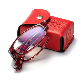 Purpura Un Sarkanā Modelis Anti-zila Gaisma Sievietes Lasīšanas Brilles Reizes Rāmi Hyperopia Brilles +1.0 +2.0 +2.5 +3.0 +3.5 +4.0