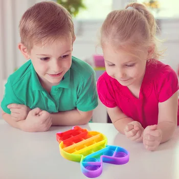Push Burbulis Maņu Rotaļlietas Autisms, Vajadzībām Squishy Stresa Atslodzes Rotaļlietas, Pieaugušo Bērnu Smieklīgi Anti-stresa Fidget Reliver Stresa