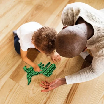 Push Fidget Burbulis Maņu Rotaļlietas Antistresa Autismu Dzeramā Dinozauru Mīksta Silikona Pusei par Labu Spēli Bērniem