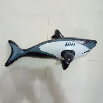 PVC Piepūšamās Haizivju Baseinu Drošības Peldēt Ūdens Rotaļlieta Simulācijas Piepūšamās Dzīvnieku Bērniem Bērnu Baseins Rotaļlietas