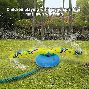 PVC Piepūšamās Rotācijas Sprinkleru Rotaļlietas Zālienu Vērpšanai Ūdens Strūklu Rotaļlieta Bērniem, Āra Vasaras Ūdens Spēles Rotaļlietas