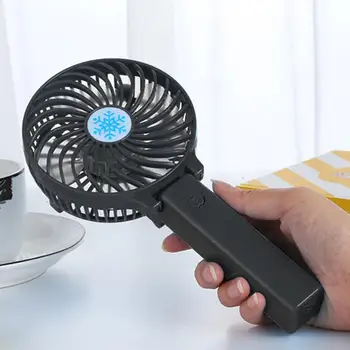 Pārnēsājams Mini USB Ventilatoru Saliekami Gaisa Kondicionēšanas Fani Rokas Dzesēšanas Ventilatoru Office Home Uzlādējams Ventilators