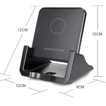 Qi Bezvadu Lādētāju Ātri wirless Uzlādes Statīvs USB Ātru Mobilo Tālruņu Lādētāju iPhone 11 12 X XR XS Max 8 Samsung Xiaomi Mi