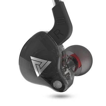 QKZ AK6 3,5 mm Vadu In-ear Austiņu Dinamisku Apli 108 DB Sporta Austiņas Ar Mikrofonu Spēle Austiņas HIFI Bass Earbuds