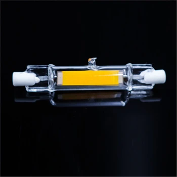 R7S LED Stikla Caurule, 118mm 78mm aptumšojami, Nevis halogēna lampas cob 110V/220V Enerģijas taupīšanas spēcīgs R7S led spuldze