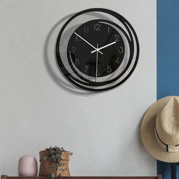 Radošie Mājas Dzīvojamā Telpu Dekorēšana Akrila Sienas Pulkstenis Sprādzienu Modeļiem Minimālisma Nordic Style Caurspīdīgs Pulkstenis