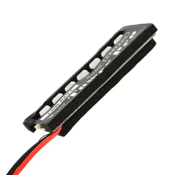 RC Modelis 7 Uztvērēja LED Akumulatora Sprieguma Indikators Monitors Auto 4.8/6v KG Akumulatora uzlādes indikators TORNIS-PRO