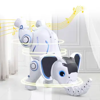 RC Robots Zilonis Saprātīga Programmējams Zilonis Tālvadības pults Smart Pet Rotaļlietas Interaktīvas, Dziedāšana, Dejošana, Dzīvnieki, Bērni, Dāvanu