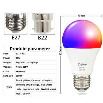 Regulējamas E27/B22 LED Lampas, Mājas Bezvadu Wifi App Spuldzes Puse Sīkrīkus Daudzkrāsu Apgaismojums Spuldzes Sadzīves