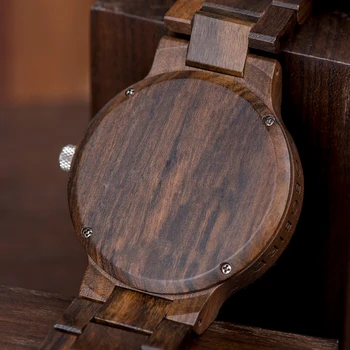Relogio masculino Ebony Vīriešu Skatīties Luksusa Zīmolu Quarzt Koka Pulkstenis Unikālo Iegravēts Koka Modelis Pulkstenis Vīriešiem Kleita reloj