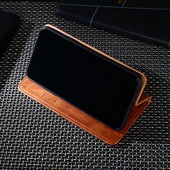 Retro āda Flip Case For Xiaomi Redmi 8. 8.A 3 4 5.A 6. 7.A K20 PRO Xiaomi MI 8 9 lite 9T kartes Slots, Maks Flip cover Klasisks Gadījums