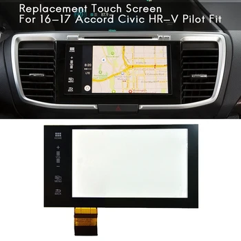 Rezerves Rūpnīcas Touch-Screen Stikla Panelis Digitizer par 2016 2017 Honda Accord, Civic HR-V Pilots Fit Navigācijas Radio