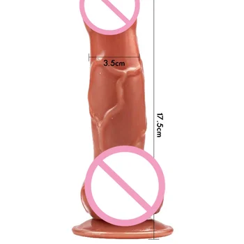 Reāli suns dildo Simulācijas dzimumlocekļa dzīvnieku dildo ar piesūcekni pieaugušo rotaļlietas, seksa rotaļlietu, lai sieviete reālistisks dildo lielo seksa rotaļlietas