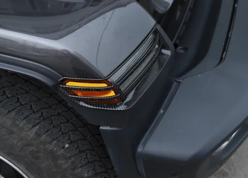 Riteņu Uzacu Abažūrs Decororation Jeep Wrangler JL Gladiator JT 2021 2022 2020 2018 2019 Auto Piederumi ABS Chrome Red