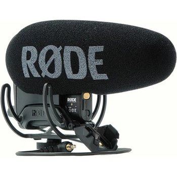 Rode VideoMic Pro+ plus Mikrofons Shot Gun Intervijas Video Studio Microfone Rycote Lira Canon Panasonic DSLR Kameras Mikrofons
