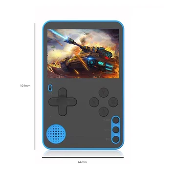 Rokas Spēle Spēlētājs K10 Mini Portatīvo videospēļu Konsoļu Spēle Atskaņotājs Iebūvēts 500 Klasiskās Spēles Ultra-plānas Spēļu Kontrolieri