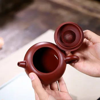 Roku Darbs Yixing Tējkanna Meistars Kung Fu Tējkanna Nosūtīt Dāvanu Kastē Radošo Teaware