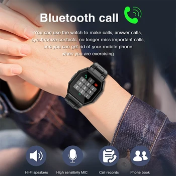 Rollstimi Vīriešiem Smart Skatīties Bluetooth Zvanu Miega uzraudzības Smart Aproce Sporta Mūziku, Sieviešu Pulksteņi, Android vai IOS, lai Xiaomi Tālruni