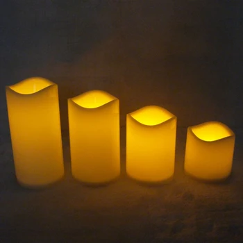 Romantiska Flameless LED Elektroniskās Sveces Gaismas Kāzu Aromātisks Vasks, Mājas Dekoru 35ED