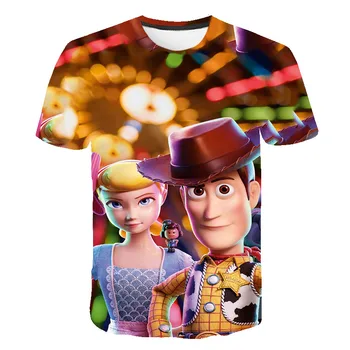 Rotaļlietu Stāsts Krekls Jauns Smieklīgi T-Krekls Zēnu, meiteni, T Krekls Modes O-veida Kakla Bērniem, 3D Īsām Piedurknēm Tees Drukāšanas Bērnu Apģērbu 2020