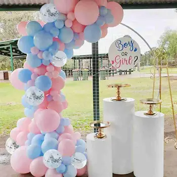 Rozā, Zilā, Zelta Balonu Atklāt Dzimumu Puse, Balonu Arkas Vainags Dzimšanas dienas Tas ir Zēns, Meitene Balonu Bērnu Dušas Baloon Babyshower