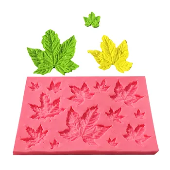 Rožu lapu silikona kūku veidnē var izmantot, lai veiktu šokolāde izdomājums, māla un kā kūka aksesuāru dekorēšana