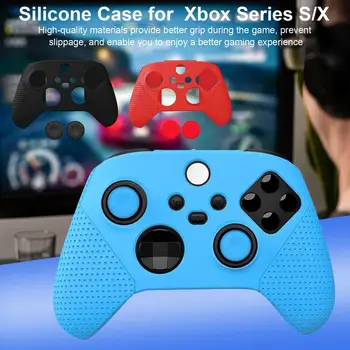 Rīkoties ar Silikona Aizsardzības pārklājums XSX Spēle Rokturis ar Gumijas Segumu Ar Daļiņu neslīdoša Šūpuļzirgs Klp Xbox Sērijas S/X