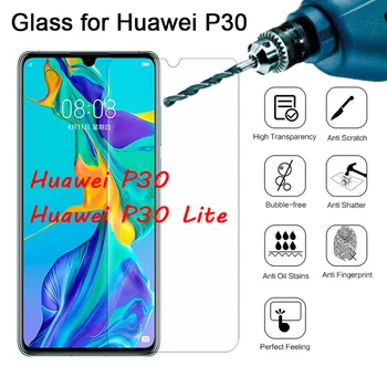 Rūdīta Stikla Huawei P30 Lite P30Lite Aizsardzības Stiklu Huawei P20 Lite 2018 P20 Pro Screen Protector Lpp Smart 2019 Z