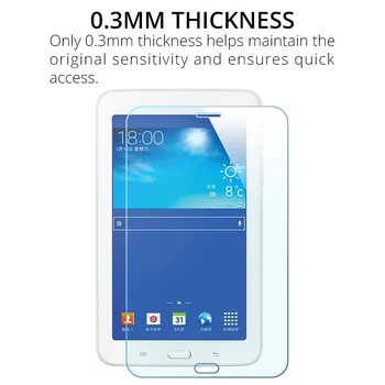 Rūdīta Stikla Samsung Galaxy Tab 4 7.0 T230 T231 T235 Skaidrs, Izturīgs Pret Skrāpējumiem, Nav Fingerprint Screen Protector Stikla Flim