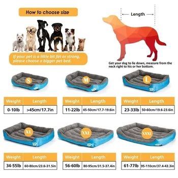 (S-3XL) Lielu Pet Cat Suns Gulta 8Colors Silts, Mājīgs, Suņu Mājas Mīksta Vilnas Ligzdu Suns Grozi Māja Mat Rudens Ziemas Ūdensnecaurlaidīgs Audzētava