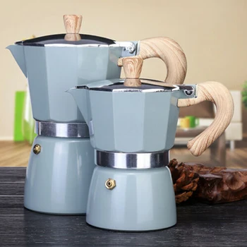 Sadzīves Alumīnija itālijas Moka Espresso Kafijas automāts Žāvētājus Plīts Top Pot 150/300ML Virtuves Rīki Stovetop Kafijas automāts