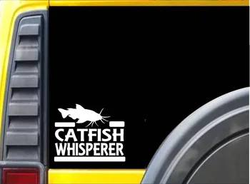 Sams Whisperer Uzlīme J916 6 collu zvejas decal datoru Uzlīmes