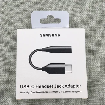 Samsung Audio Kabelis USB Type C līdz 3,5 MM AUX Austiņu Jack Adapteri Galaxy S21 Ultra S20 +, ŅEMIET vērā, 9 10 + pro A90 A60 A80 A8S A70