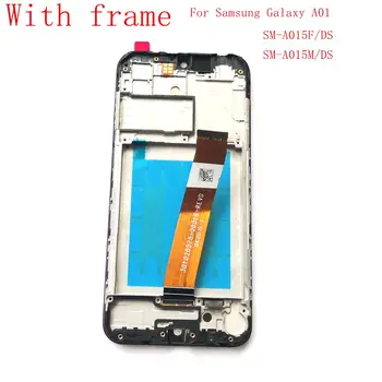 Samsung Galaxy A01 A015F/DS a015 a015M A015G Lcd ekrāns Ar Touch Montāža Stikla