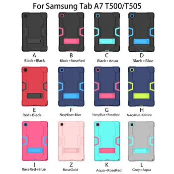 Samsung Galaxy Tab A7 10.4 Tablete Gadījumā, Silikona Aizsargs SM-T500 SM-T505 T505 T500 T 500 505 Aizsardzības Stāvēt Segtu Fundas
